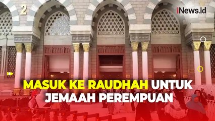 Masuk ke Raudhah, Jemaah Perempuan Ternyata Bisa Tanpa Aplikasi Nusuk