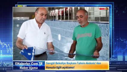 Sarıgöl Belediye Başkanı Tahsin Akdeniz'den Havuzla ilgili açıklama!