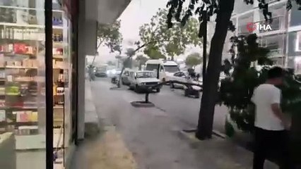 Hava sıcaklığının 50 dereceyi aştığı Şanlıurfa'da şiddetli yağış ve fırtına!