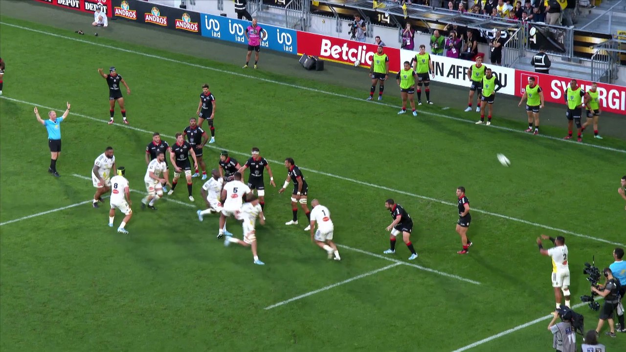TOP 14 - Essai de Greg ALLDRITT (SR) - Stade Toulousain - Stade Rochelais