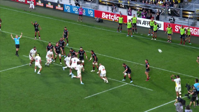 TOP 14 - Essai de Greg ALLDRITT (SR) - Stade Toulousain - Stade Rochelais