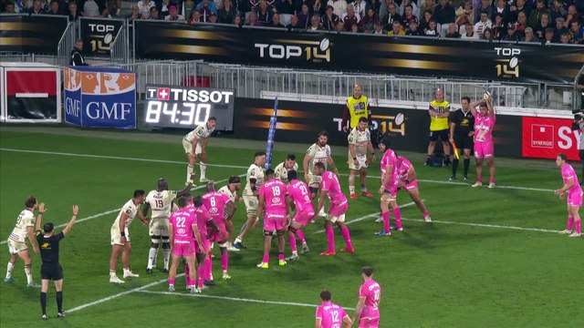 TOP 14 - Essai de Lucas PEYRESBLANQUES 2 (SFP) - Stade Français Paris - Union Bordeaux-Bègles