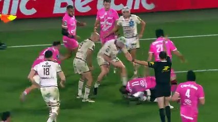 TOP 14 - Essai de Pierre BOCHATON (UBB) - Stade Français Paris - Union Bordeaux-Bègles