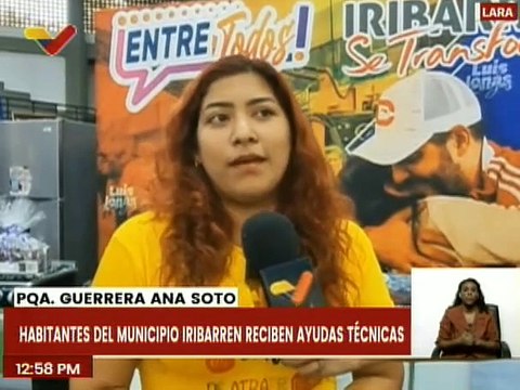 Lara | Gobierno Nacional benefició a los habitantes del mcpio. Iribarren con la entrega de ayudas técnicas