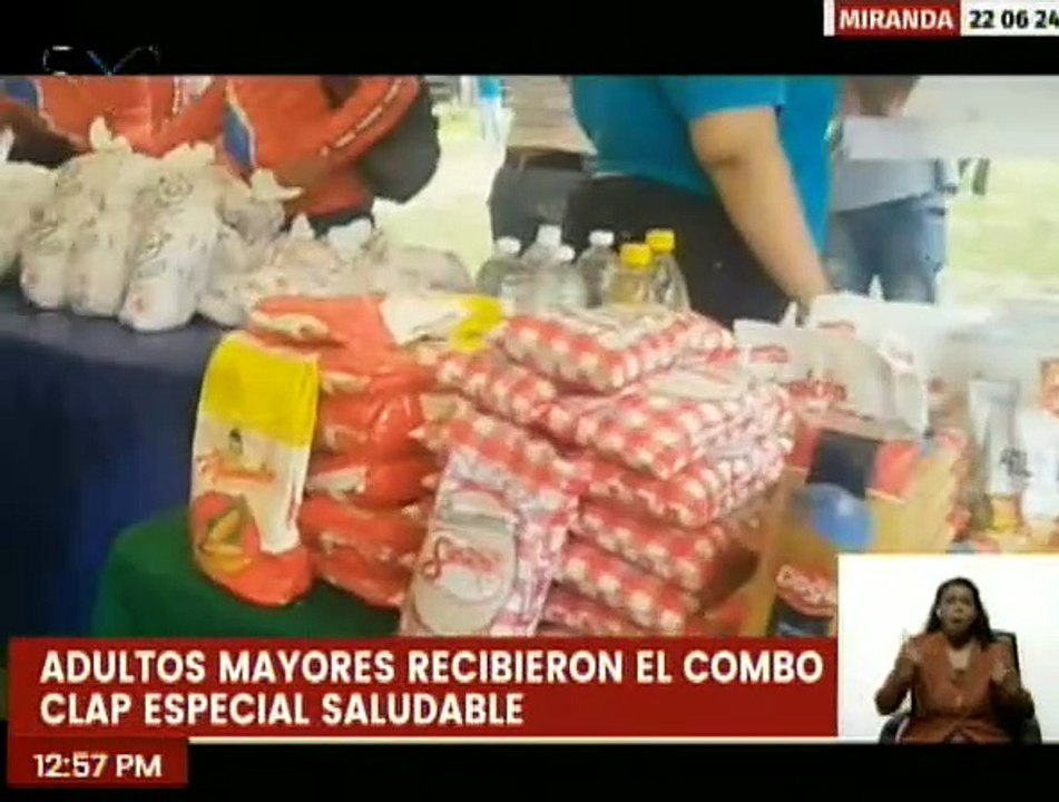 Miranda | Más de 80 Círculos de Abuelos fueron beneficiados con la entrega de combos alimenticios