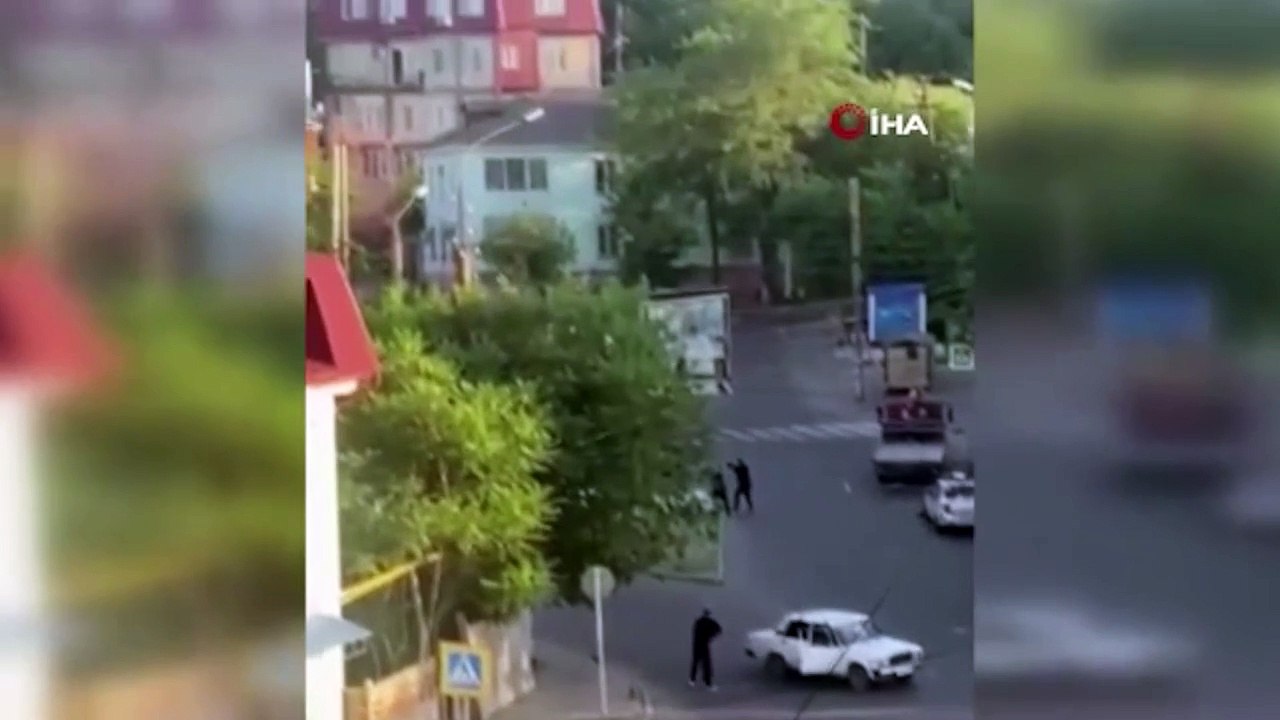 Rusya'da sinagog ve kiliseye silahlı saldırı! 1 polis öldü 6 polis yaralı