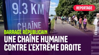 En Seine-Saint-Denis, une chaîne humaine pour défendre les valeurs de « la France »