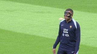 Bleus - Mbappé toujours masqué à l'entraînement