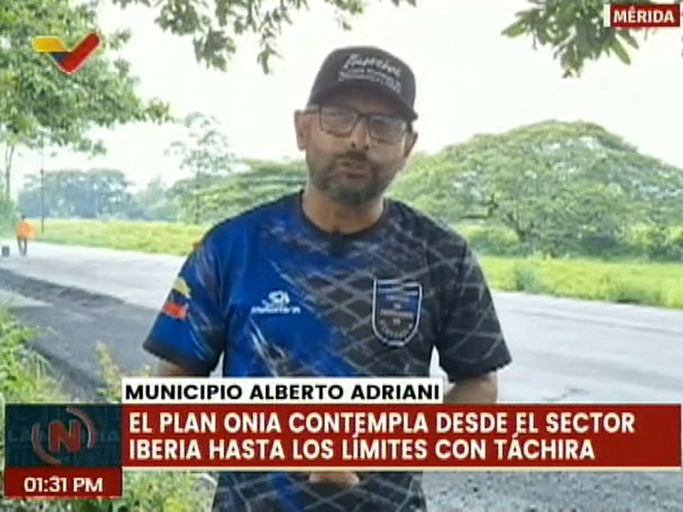 Mérida | Plan de asfaltado avanza en la recuperación de vías en el mcpio. Alberto Adriani