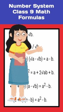 Ncert class 9th maths ch.1 formulas | class 9th number system | Class 9th maths#class9th#9th#maths