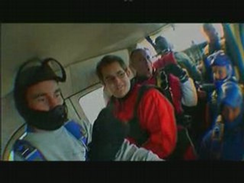Saut en parachute de Yo