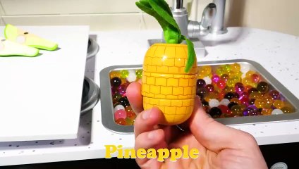 Learn Fruit and Vegetable Names for Kids with Toy Kitchen Cooking Party_(720P_HD)