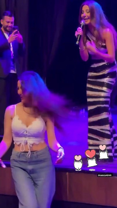 مرام علي ترقص مع نانسي عجرم بحفلها وتخطف الأنظار (فيديو)