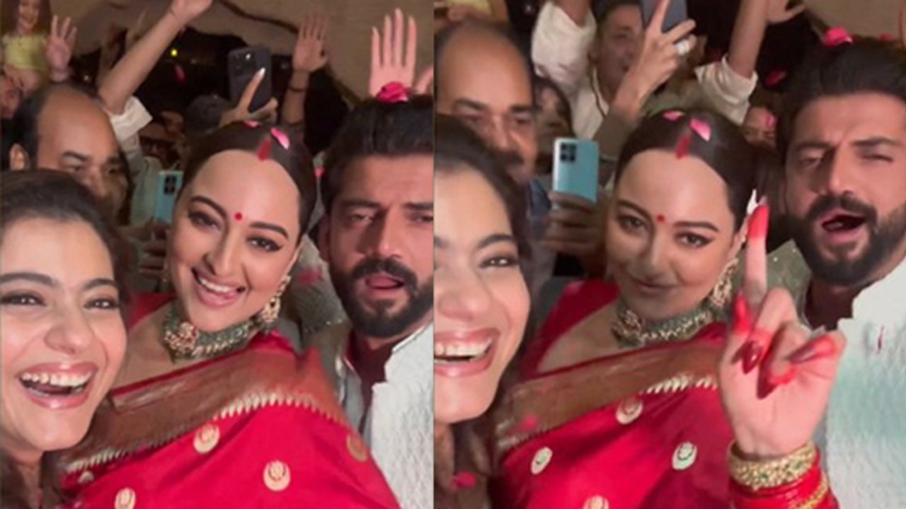 Sonakshi Sinha Dance Video With Kajol and Husband Zaheer Iqbal, Inside Wedding Reception..|Boldsky