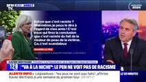 Réaction de Marine Le Pen aux propos racistes tenus contre Divine Kinkela: 