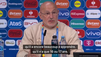 Espagne - De la Fuente : "Yamal a encore beaucoup à apprendre"