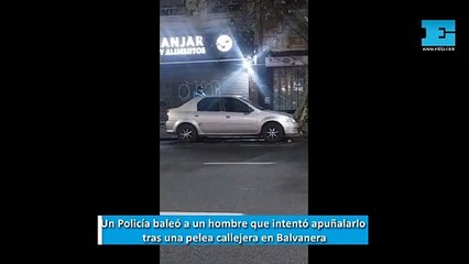 Un Policía baleó a un hombre que intentó apuñalarlo tras una pelea en Balvanera
