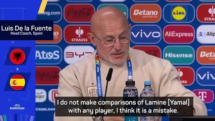 De la Fuente responds to Yamal-Messi comparisons