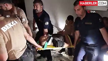 Elazığ'da asansör boşluğuna düşen şahıs itfaiye tarafından kurtarıldı