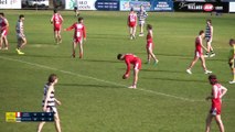 BFNL: Steven Stroobants kicks three first quarter goals for South Bendigo v Strathfieldsaye, rd 10, 2024