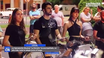 Hoguera de San Juan 2024 en Carbajosa