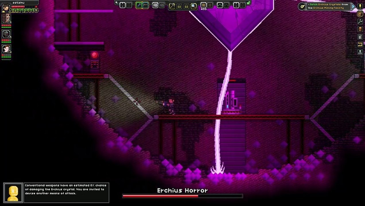In der Kammer des Boss-Kristals. | Starbound | Ep. 6