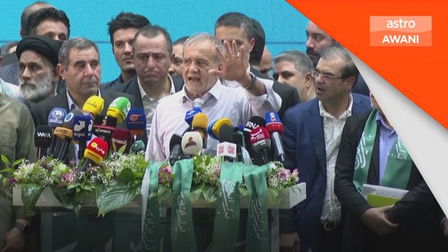 Masoud Pezeshkian ikrar hapuskan sekatan barat dalam kempen Presiden Iran