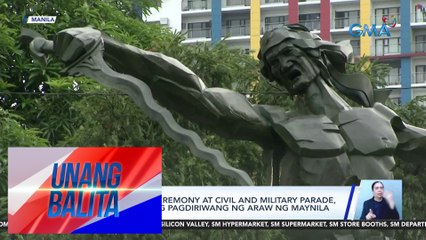 Wreath-laying ceremony at civil and military parade, isasagawa bilang pagdiriwang ng Araw ng Maynila | Unang Balita