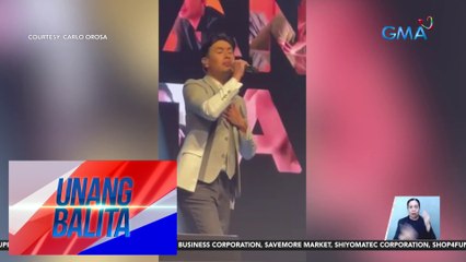 Christian Bautista, nagpakilig as guest performer sa concert ng 90s boyband na All 4 One sa Jakarta, Indonesia | Unang Balita