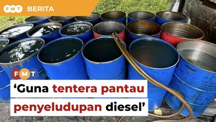 Guna tentera pantau penyeludupan diesel di Sabah, Sarawak, kata penganalisis