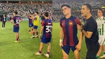 Rafael Márquez muestra su liderazgo consolando a sus jugadores tras la derrota del Barcelona B