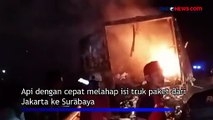 Truk Ekspedisi Muatan Paket Terbakar di Tol Pemalang, Tak Ada Korban Jiwa