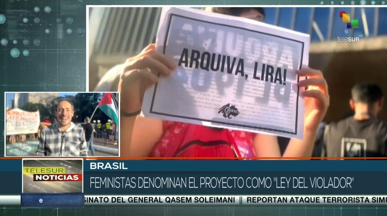 Movimientos feministas rechazan proyecto de ley bolsonarista contra el aborto