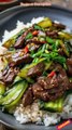 How to Cook Delicious Fried Beef with Stir Vegetables & Lemongrass, etc.   #food #foodie