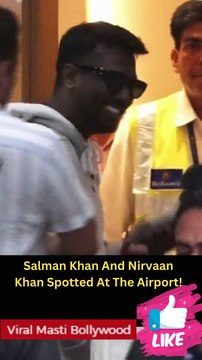 Ranveer Singh, Salman Khan & Nirvaan Khan Spotted at Airport Viral Masti Bollywood
