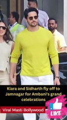 Kiara and Sidharth fly off to Jamnagar for Ambani's grand celebrations