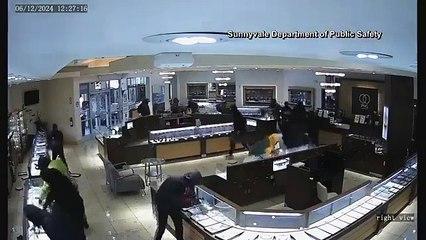 İki dakika, bir kuyumcu, 20 hırsız... İnanılmaz soygun kamerada