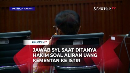Jawaban SYL saat Ditanya Hakim soal Istri Terima Uang dari Kementan