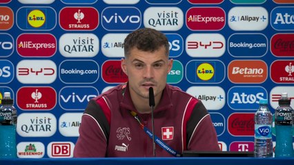 Granit Xhaka on Switzerland's 1-1 Germany draw and progress to Euro's last 16