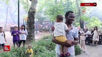Adana sıcaklarına Afrikalılar bile hayret etti