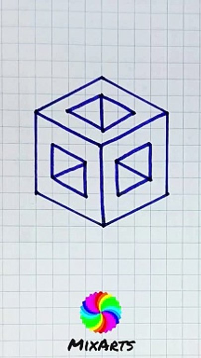 MixArts | How to Draw Aesthetic Figure Tutorial #art #3ddrawing #tutorial #aesthetic #principiante