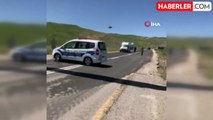 Tekman'da otomobil takla attı, yaralılar ambulans helikopterle hastaneye kaldırıldı