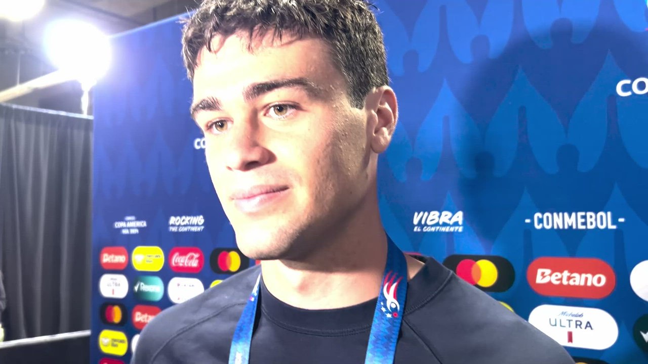 Gio Reina talks after United States victory 2-0 against Bolivia in Copa America