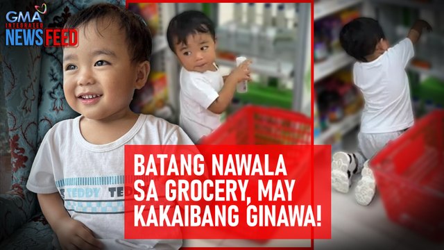 Batang nawala sa grocery, may kakaibang ginawa! | GMA Integrated Newsfeed