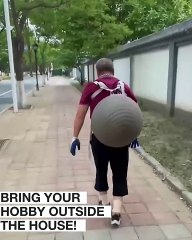 Taking the workouts on the street! #foryou #MarkZuckerberg #Chatgpt #reels #viral #funny #everyone  #Amazing #Awesome #incredible #Wow #Fantastic #mustsee #epic