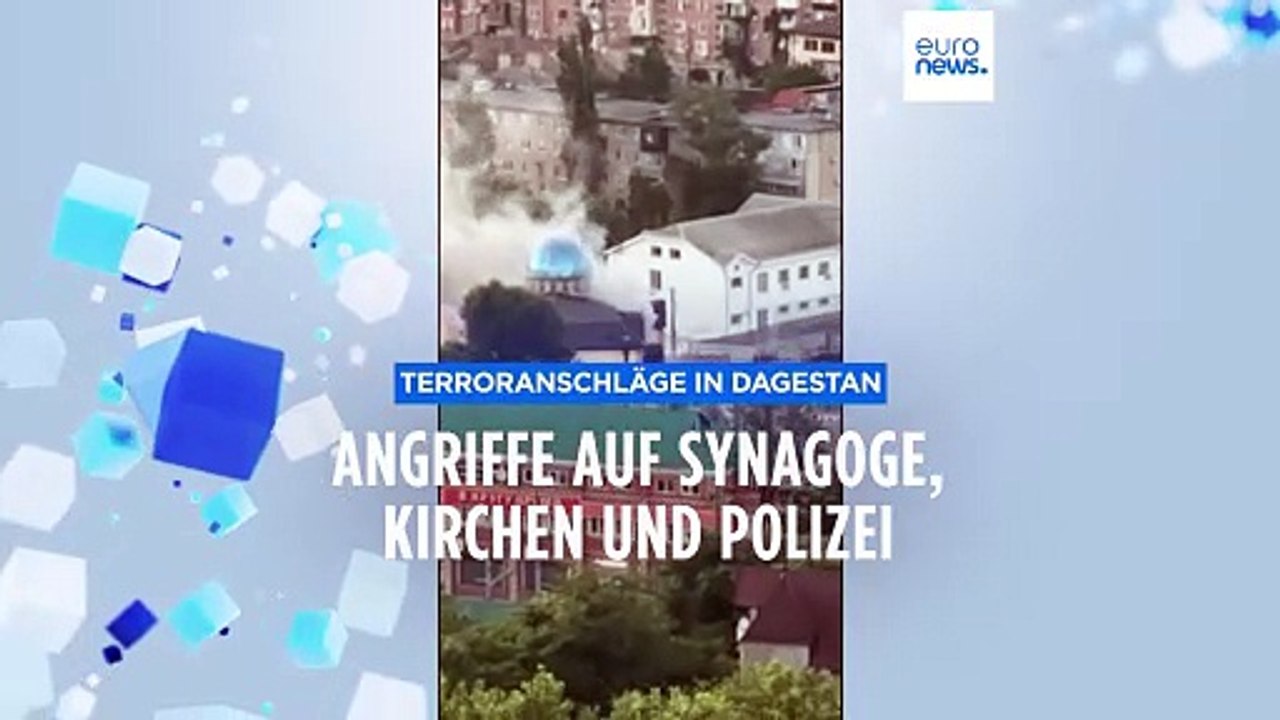 Mehr als 15 Menschen erschossen: Blutige Anschläge auf Gotteshäuser in Dagestan
