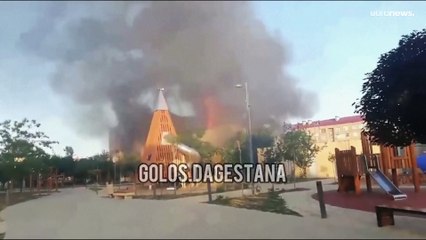 روسيا: مقتل 15 شرطيًا وعدد من المدنيين في سلسلة هجمات دامية في داغستان