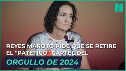 Reyes Maroto pide que se retire el "patético" cartel del Orgullo de 2024 de Almeida