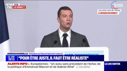 Jordan Bardella veut "renouer avec un prix français de l'électricité"