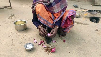 Frog recipe village style cooking | cooking frog